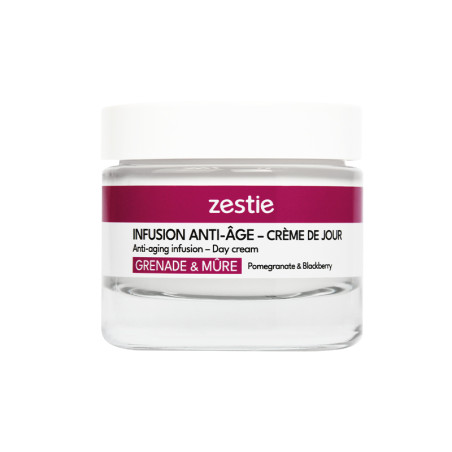 Infusion anti-âge – Crème de jour – Grenade & Mûre