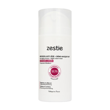 CAB Infusion Anti-Age, Crème-masque nuit Grenade-Mûre 100 ml